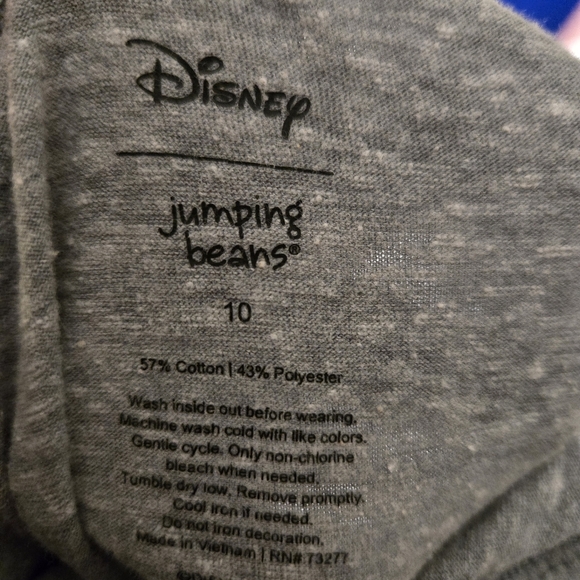 Disney Jumping Beans Gray Toy Story Short Sleeve Tee Size 10 - Picture 3 of 3